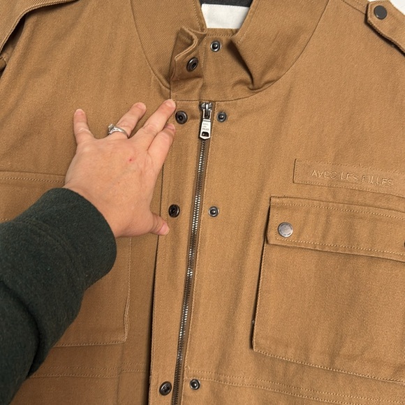 Avec Les Filles Military/Cargo Jacket 2XL - Picture 6 of 6